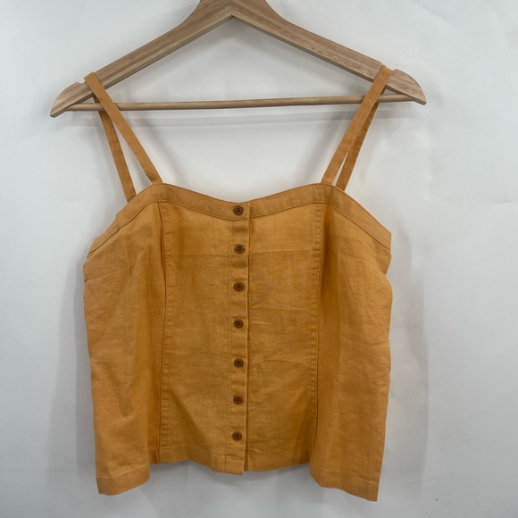 NWT Everlane Top The Linen Picnic Top Size 0 - Picture 5 of 8